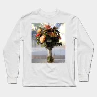 Brides Bouquet -  by Avril Thomas,Adelaide wedding venue, south australia wedding venue, adelaide hills wedding venue, fleurieu wedding venue. Long Sleeve T-Shirt